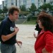Thierry en pleine discussion avec Colette